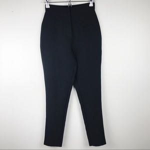 Missguided Black High Waist Dress Pants Business Casual Business Office Size 1